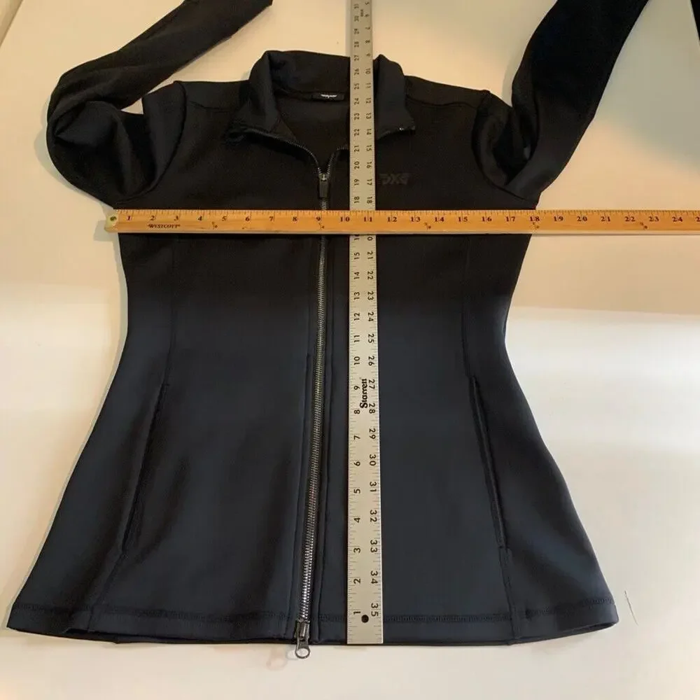 PXG Jacket Womens S Small Black Full Zip Softshell Thumbholes‎ Stretch Golf